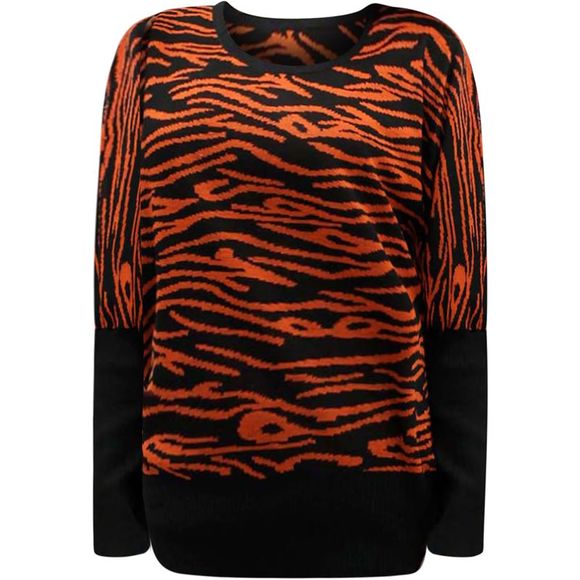 Crew Neck Wide Sleeve Sweater Top - Picture 1 of 2